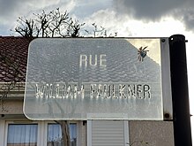 A Paris street named for Faulkner