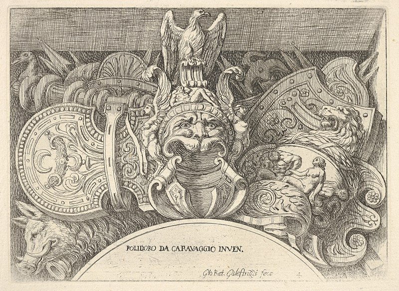 File:Plate 4- trophies of Roman arms from decorations above the windows on the second floor of the Palazzo Milesi in Rome MET DP832034.jpg