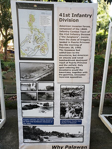 File:Plaza Cuartel Museum historical marker for the 41st Division.jpg