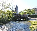 Brücke über den Kanal in Antist