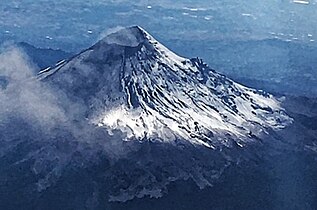 Popocatepetl vom Flieger aus