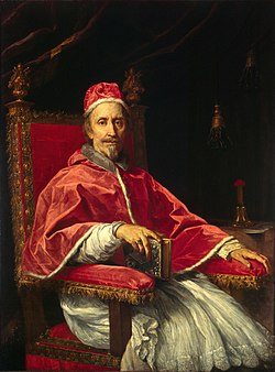 Papež Klemen IX. naslikal Carlo Maratta (1669)