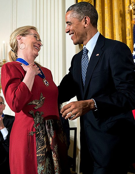 File:President Barack Obama presents the Presidential Medal of Freedom to actress Meryl Streep during a ceremony in the East Room of the White House (cropped).jpg