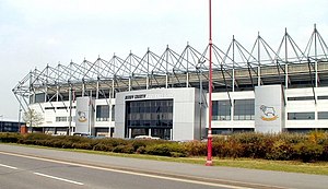 Pride Park Stadium has been Derby's home since 1997