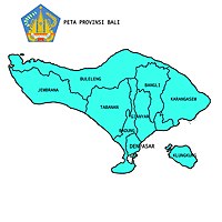 Bali ibukota provinsi Geografi Provinsi
