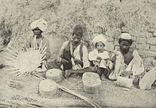 Punjabi basketmakers, c. 1905 Punjabi Basket=makers.jpg