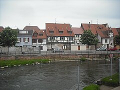 The Ill river in Sélestat.