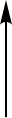 de: Reaktionspfeil senkrecht, Spitze oben; en: arrow for chemical reactions, pointing upwards