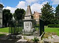 The Raine memorial outside St George in the East in the eponymous area. [622]