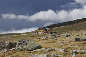 The Raschötzhütte in summer 2010