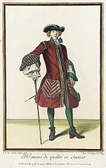 Gentiluomo in ‚Surtout‘, Jean Dieu de Saint-Jean (1675-1695), 1684