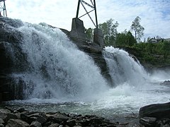 The waterfall Revelfossen