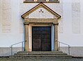 * Nomination Main portal, parish church St. Genesius, Riedböhringen, Germany --Llez 06:19, 3 January 2024 (UTC) * Promotion  Support Good quality. --C messier 18:48, 9 January 2024 (UTC)