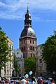 * Nomination Riga Dome Cathedral Tower on day of Latvian Cycle Race --Scotch Mist 06:40, 26 September 2020 (UTC) * Promotion Good quality. --Moroder 05:35, 1 October 2020 (UTC)