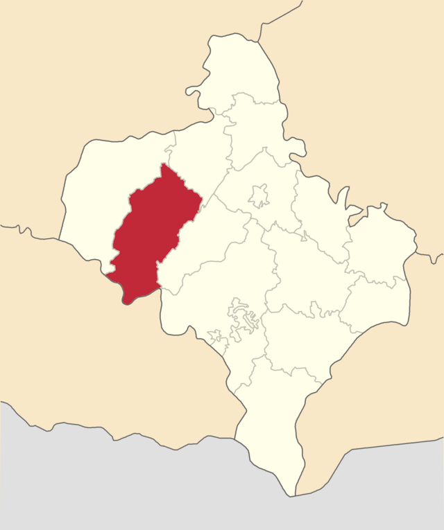 Location of Rožņativas rajons