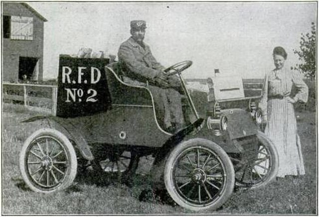 Rural Free Delivery vehicle (from Popular Mechanics, September 1905)