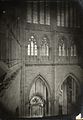 Left (north) view of transept from Triforium, showing the outward lean of the wall and of the pier in the angle, 1903.