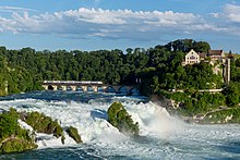 Der Rheinfall bei Schaffhausen (Schweiz)