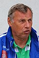 den Trainer des FC Wacker Innsbruck Karl Daxbacher. the manager of FC Wacker Innsbruck Karl Daxbacher.
