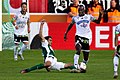 * Nomination: Nedeljko Malic (SV Mattersburg, on ground) tries to stop Wilson Kamavuaka (SK Sturm Graz). --Steindy 00:01, 9 October 2021 (UTC) * * Review needed