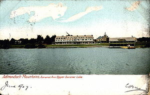 Saranac Inn, Adirondacks. See also SaranacInn1907Detail.JPG 5 June 1907.