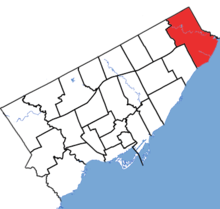 Scarborough-Rouge Park in relation to the other Toronto ridings (2015 boundaries).png