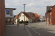 Schöppingen, vue dans la rue: die Hauptstrasse près der Lindenstrasse