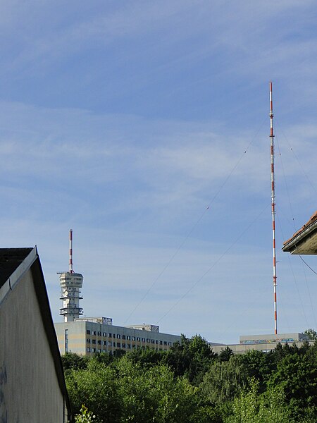 File:Schwerin Fernsehturm und Sendemast vom Zippendorfer Strand 2012-07-02 015.JPG