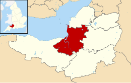 Sedgemoor District - Carte