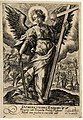 主天使薩基爾雕版畫，1590–1637年。大英博物館，倫敦。