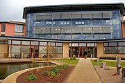 A building in the Sherwood Energy Village development