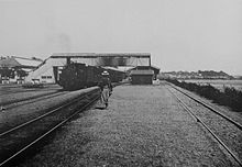Shinagawa Station around 1897