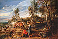 „Melžėjos su gyvuliais peizaže“, aut. Piteris Paulius Rubensas, XVII a.