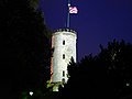 Deutsch: Der Turm der Sparrenburg zu Bielfeld bei Nacht, November 2006. English: The tower of the Sparrenburg Castle, Bielefeld at night.