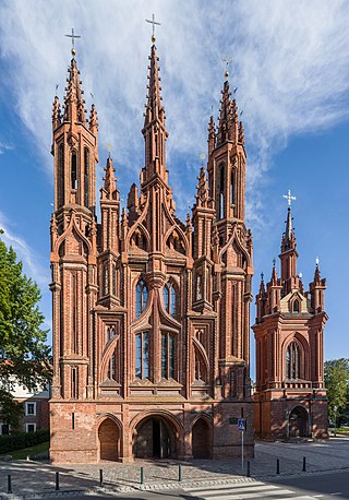 <span class="mw-page-title-main">Church of St. Anne, Vilnius</span> Roman Catholic church in Vilnius, Lithuania