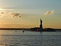 * Nomination Statue of Liberty as seen from the Staten Island ferry --GoginkLobabi 23:38, 29 September 2017 (UTC) * Decline  Oppose - No offense please, but here's my review: Noisy sky, unsharpness, overly dark areas - insufficient quality for QI. -- Ikan Kekek 03:21, 30 September 2017 (UTC)