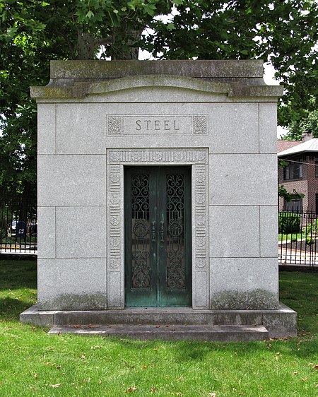 Steel mausoleum