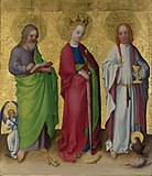 Stefan Lochner, Three Saints, c. 1450