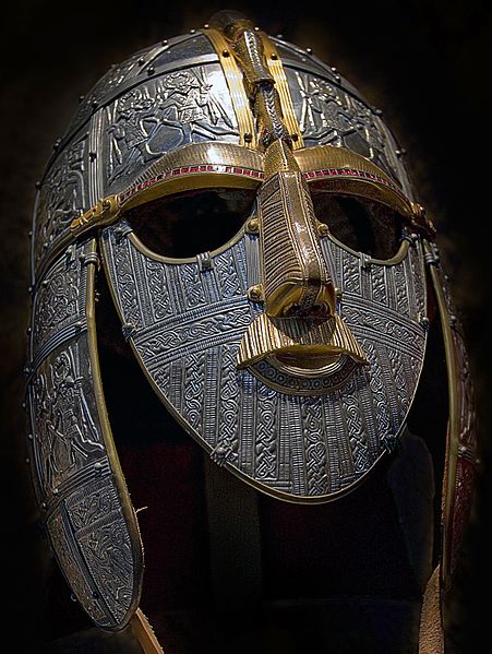 File:Sutton Hoo helmet reconstructed.jpg