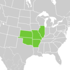 Symphyotrichum anomalum distribution map