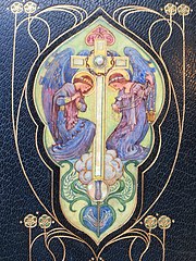 Cover for the Book of Common Prayer, vellucent binding by Cedric Chivers (1900s)