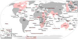 Impero britannico - Localizzazione