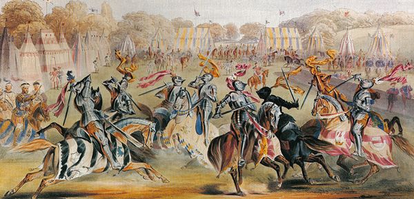 Eglinton Tournament of 1839 by James Henry Nixon in 1839