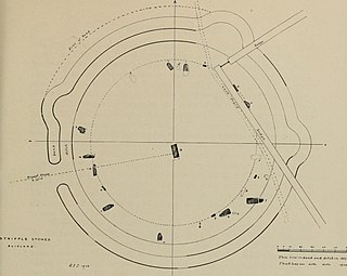 Stripple stones Neolithic henge monument; stone circle