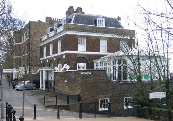The Wick on Richmond Hill in Richmond, Greater London, was the family home for many years.