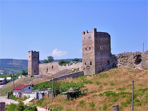 Genoese castle Caffa