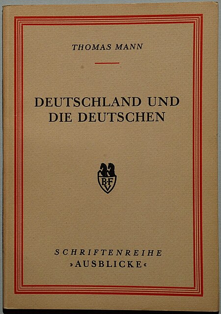 Thomas Mann Deutschland und die Deutschen 1947.jpg