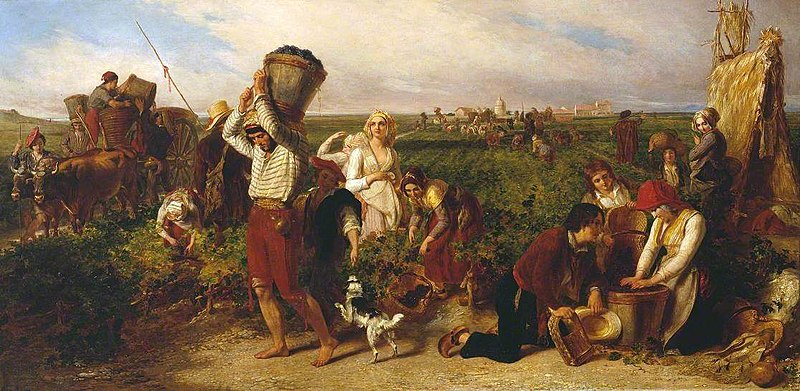 File:Thomas Uwins (1782-1857) - The Vintage in the Claret Vineyards of the South of France - N00387 - National Gallery.jpg