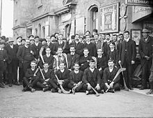 Tipperary Hurling Team outside Clonmel railway station, August 26, 1910 Tipperary Hurling Team August 26, 1910.jpg