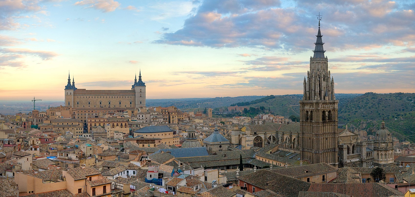A Panorama of Toledo as seen from Parador Hotel